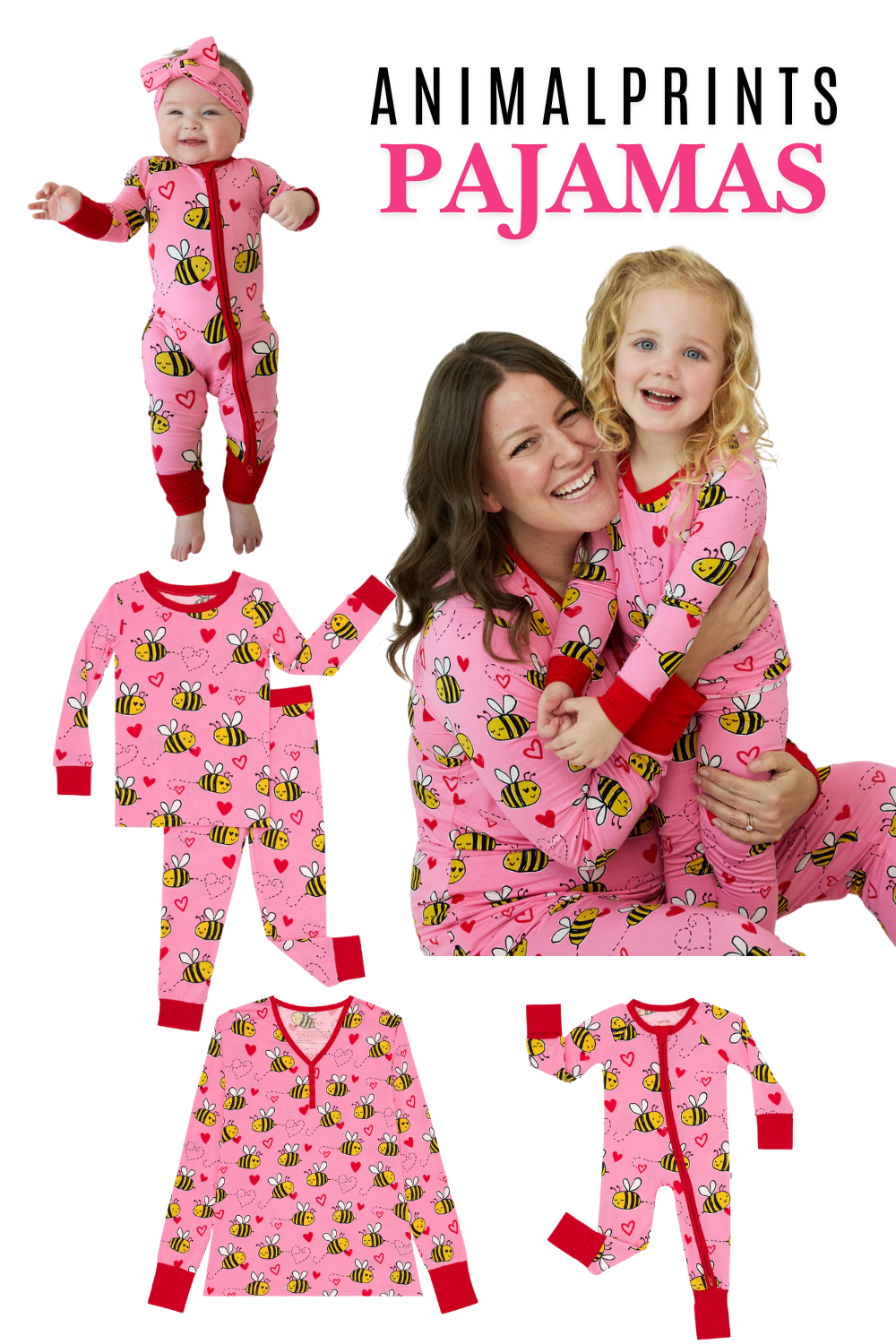 7 Mommy and Me Valentine's Day Matching Pajamas