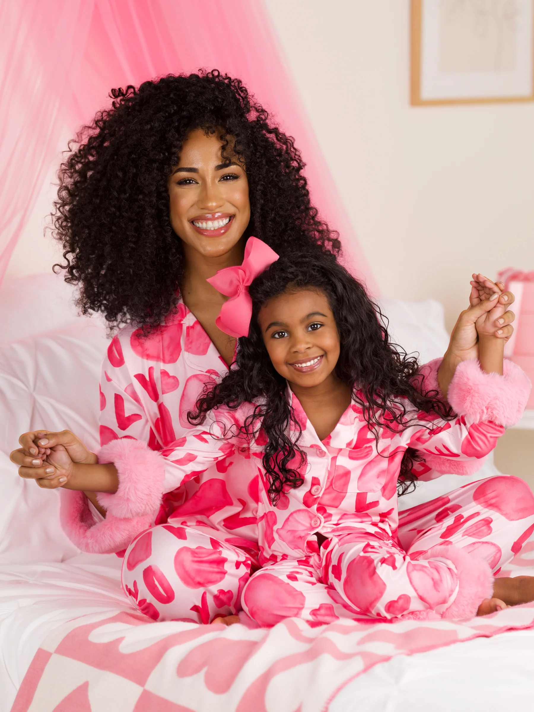 6 Mommy and Me Valentine's Day Matching Pajamas