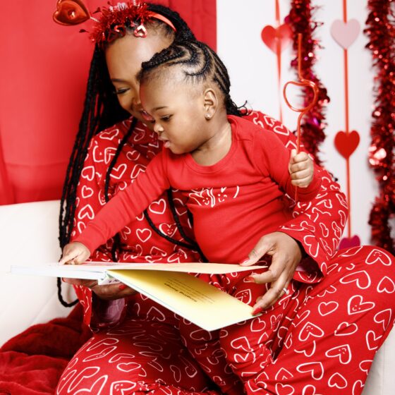 6 Mommy and Me Valentine’s Day Matching Pajamas