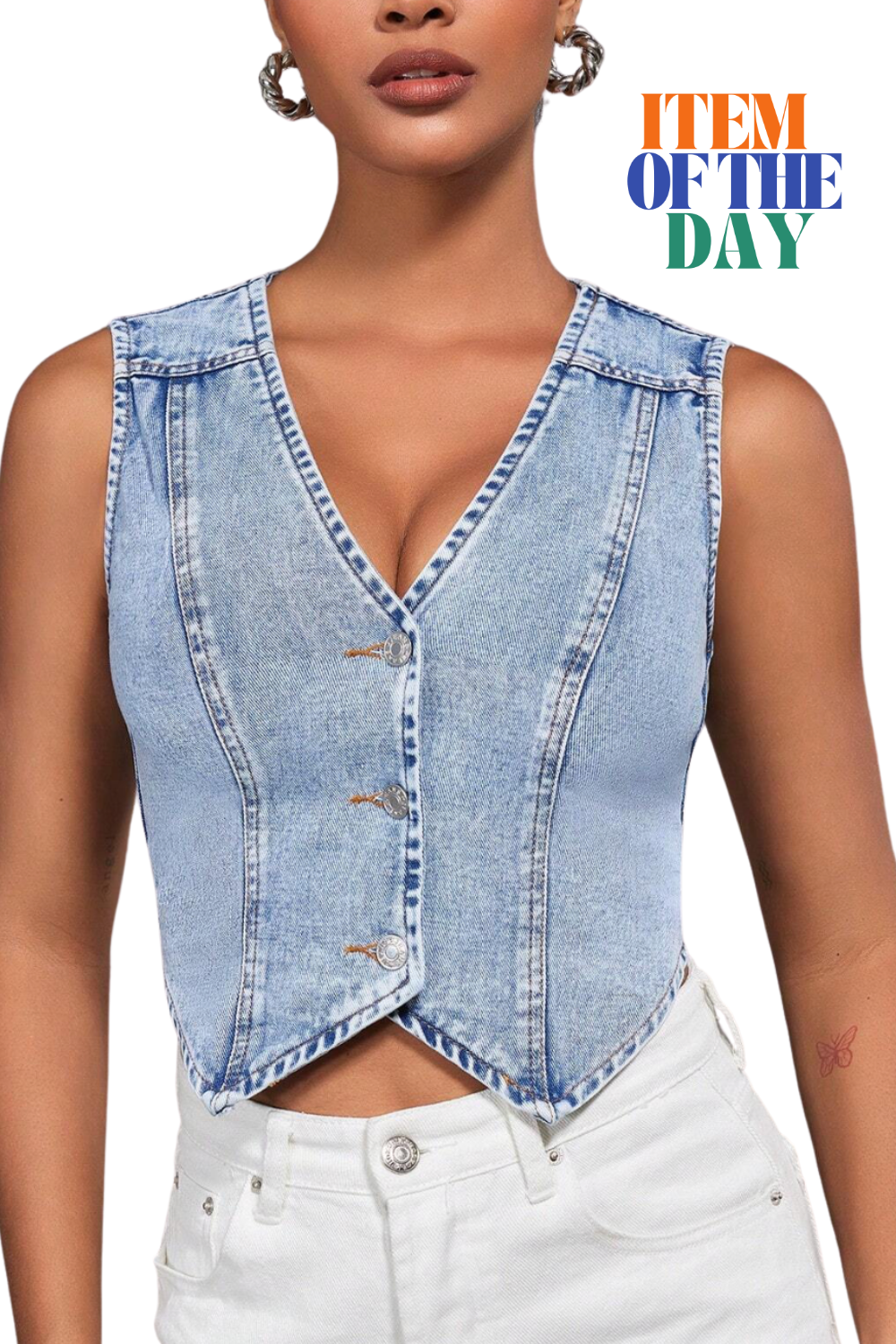 The Denim Vest That Goes With Everything