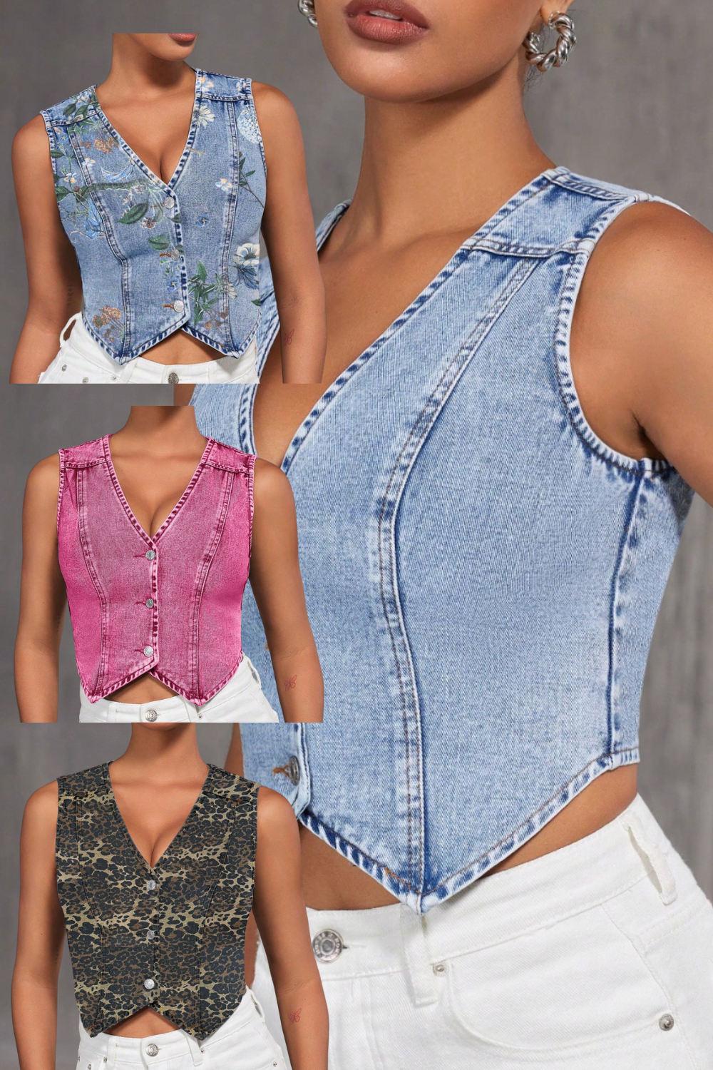 The Must Have Denim Vest That Goes With Everything