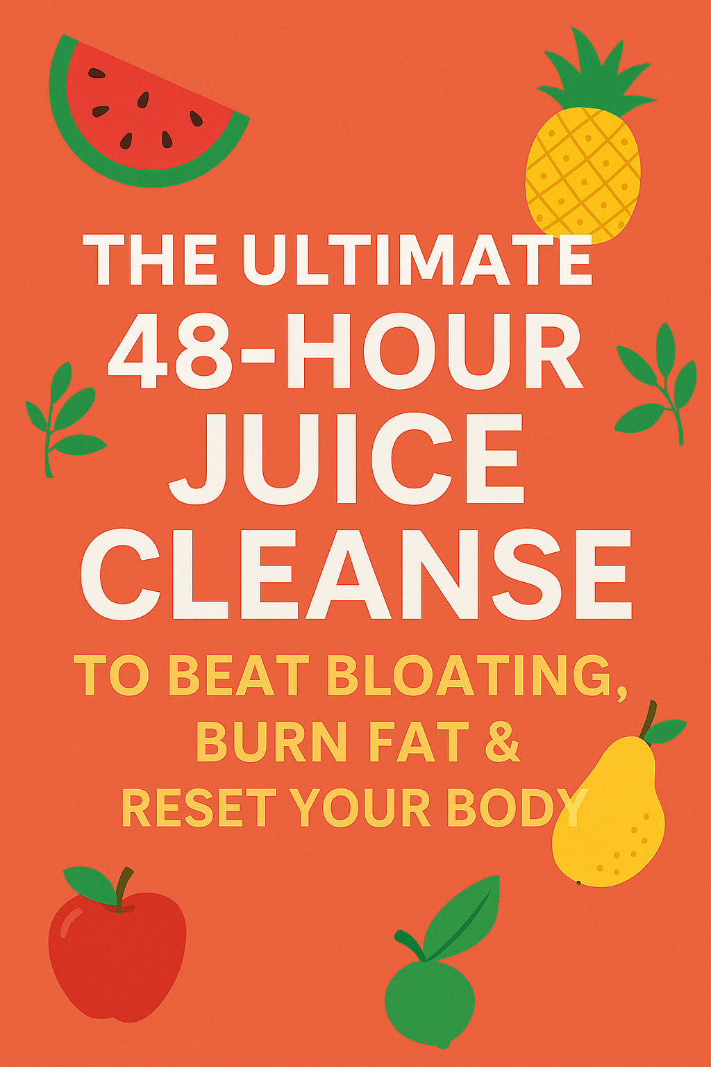 Best 48-Hour Juice Cleanse For Bloating and Weight Loss