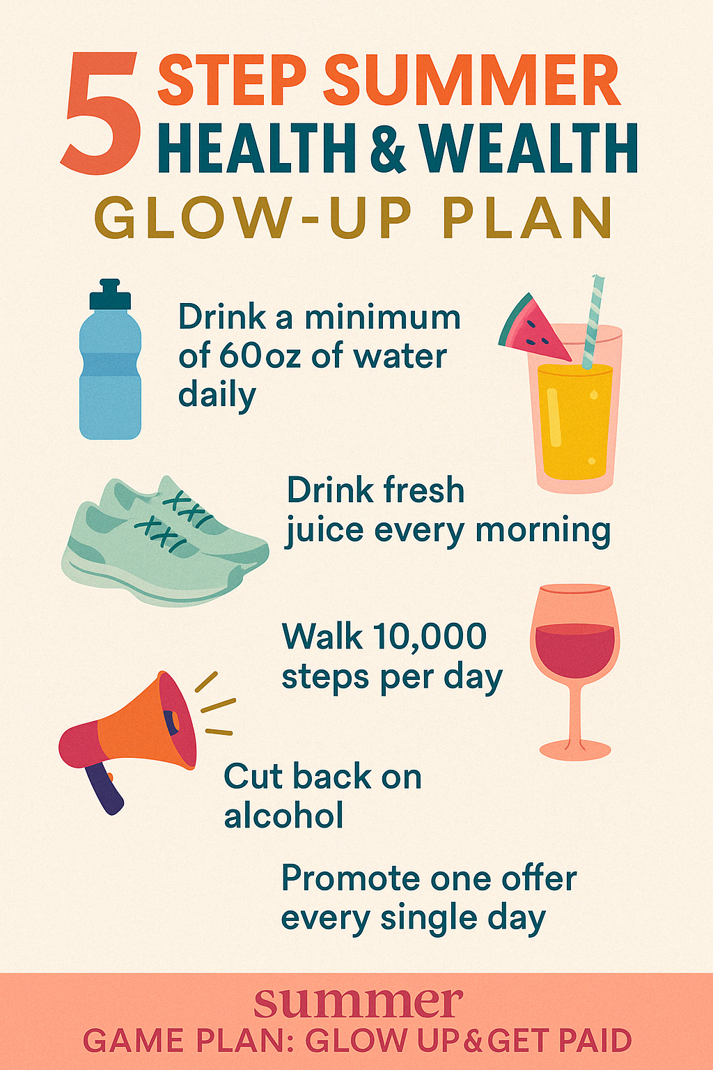 Your Summer Game Plan: To Glow Up & Get Paid