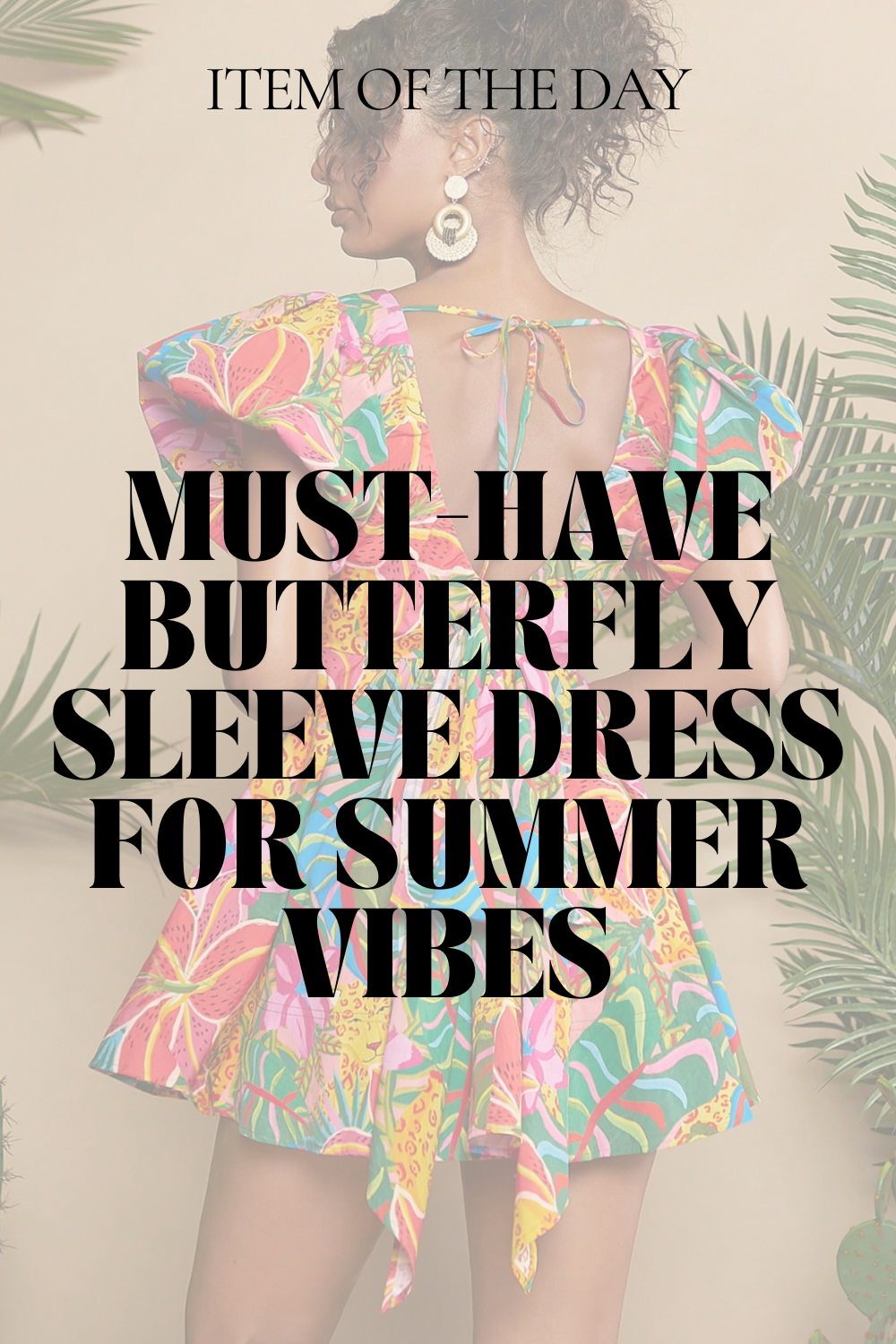 Must-Have Butterfly Sleeve Dress for Summer Vibes