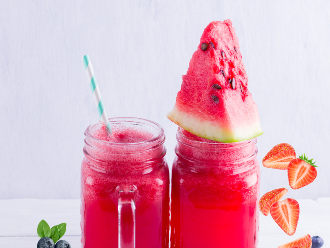 The Best Watermelon Berry Juice Recipe for Summer Hydration & Skin Health