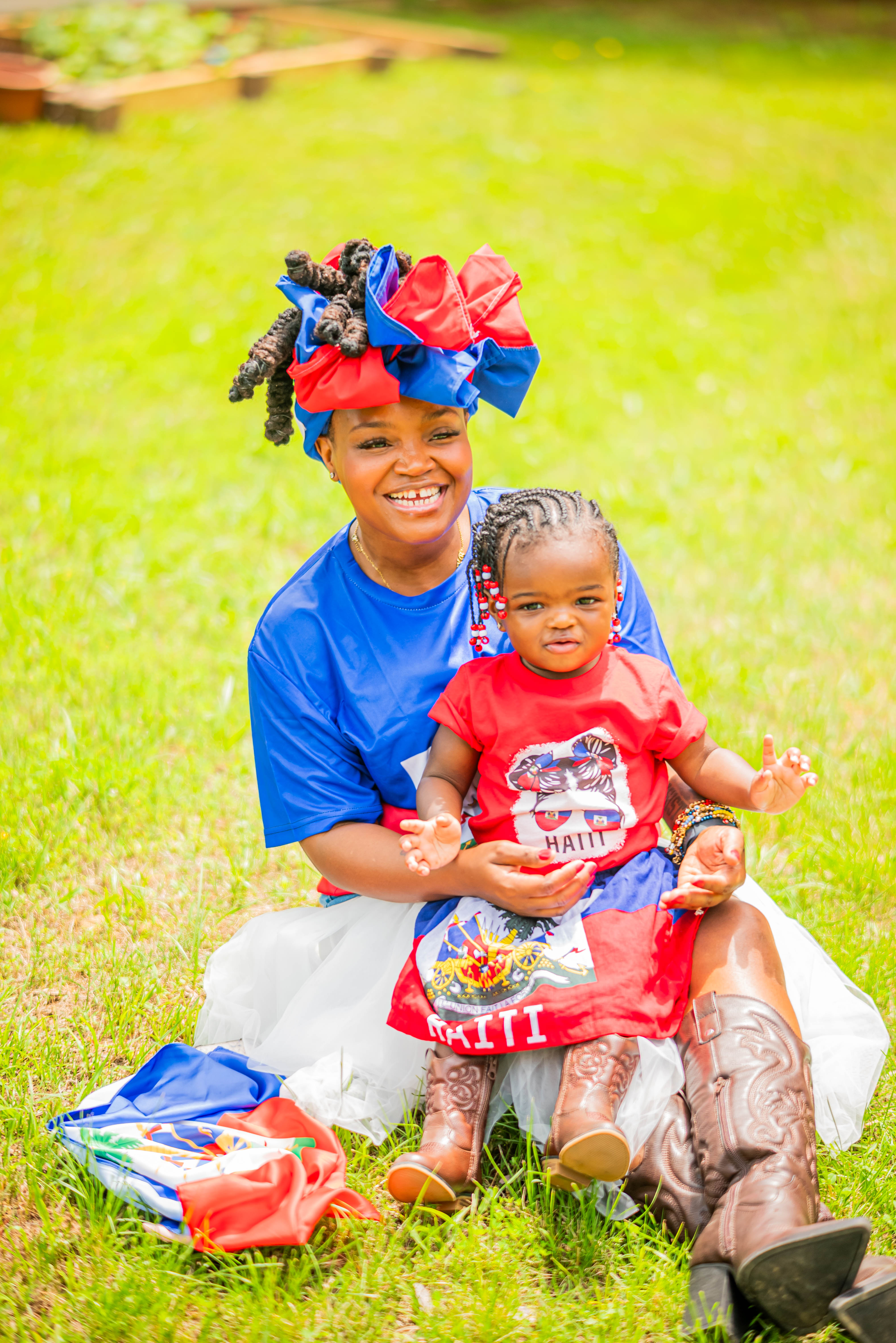 Celebrating Haitian Flag Day Matching Mommy And Me Outfits