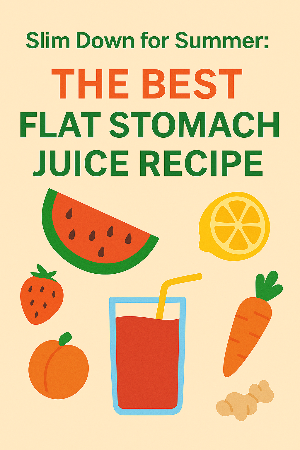 Slim Down for Summer: The Best Flat Stomach Juice Recipe